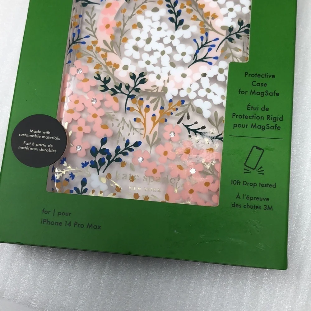NEW Kate Spade New York iPhone 14 Pro Max Case Protective Case MagSafe Flowers